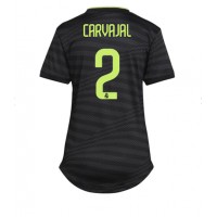 Real Madrid Daniel Carvajal #2 Fotballklær Tredjedrakt Dame 2022-23 Kortermet